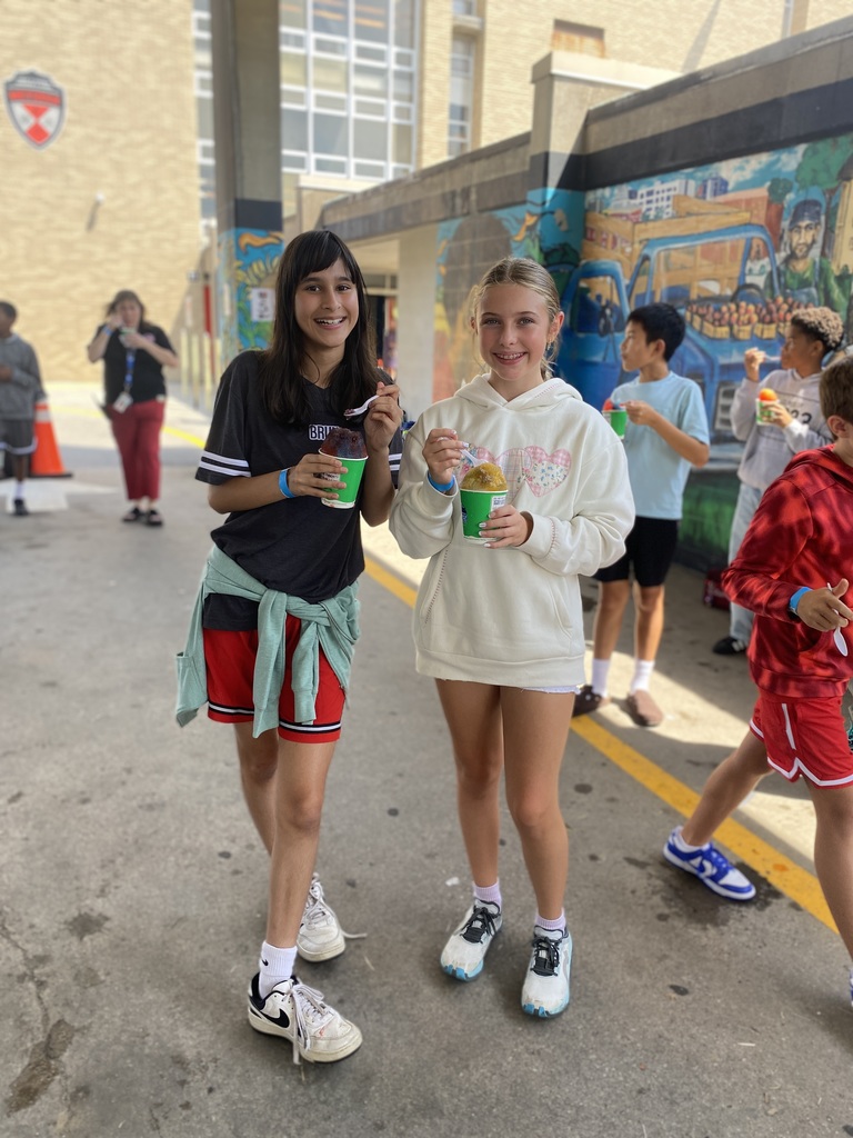 Kona Ice with students