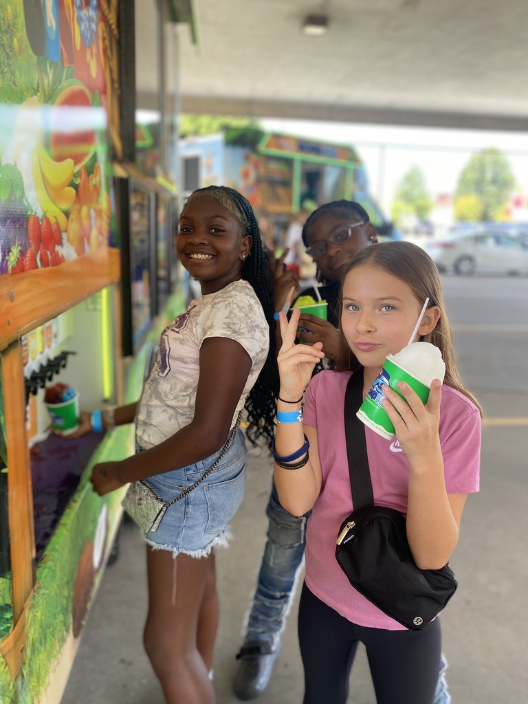Kona Ice with students