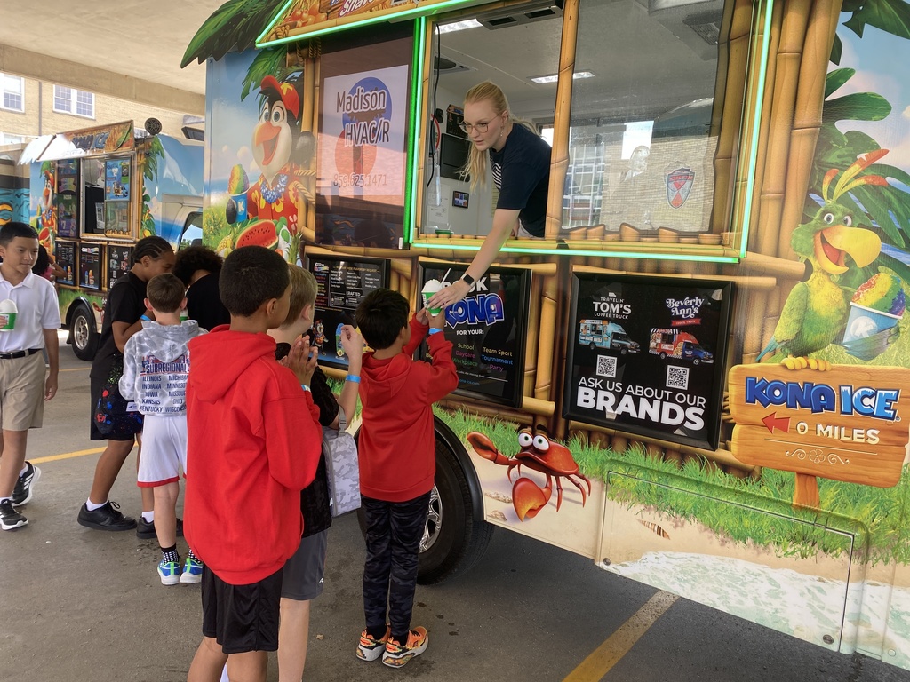 Kona Ice with students