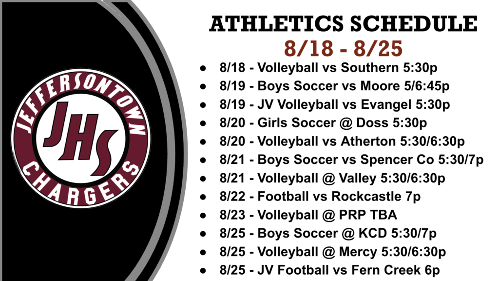 athletics schedule