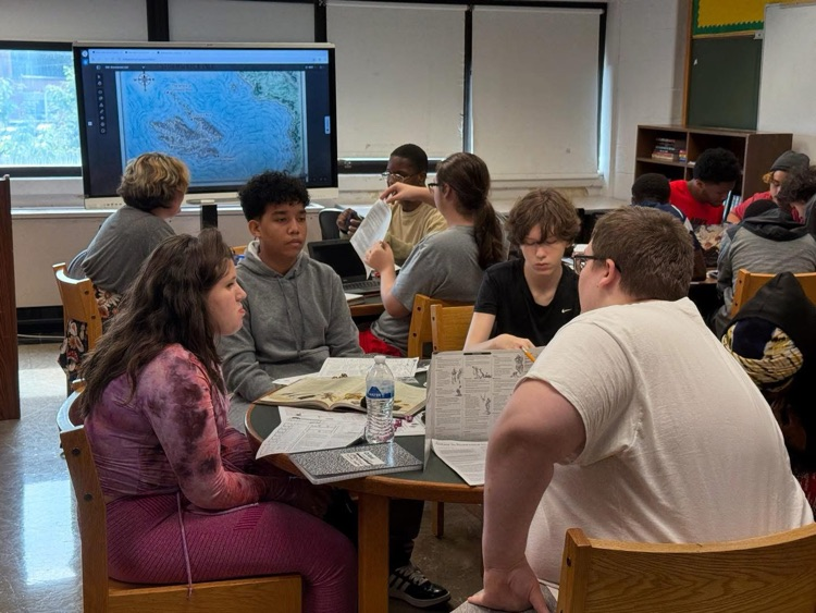 creative writing students playing Dungeons & Dragons
