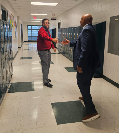 Dr. Yearwood with Foster staff 
