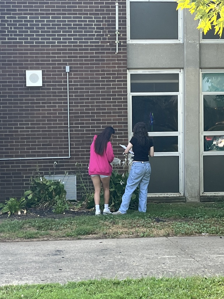 outside