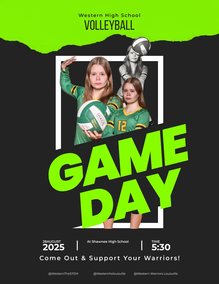 volleyball flyer - game at 5:30 tonight  