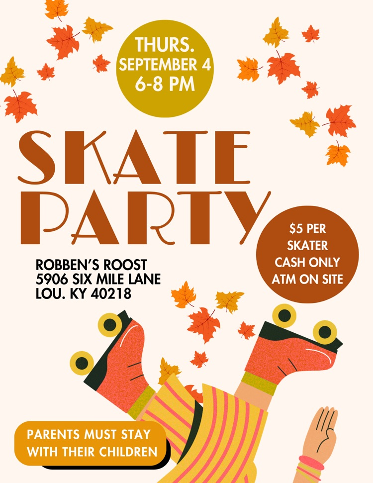 skate party flyer