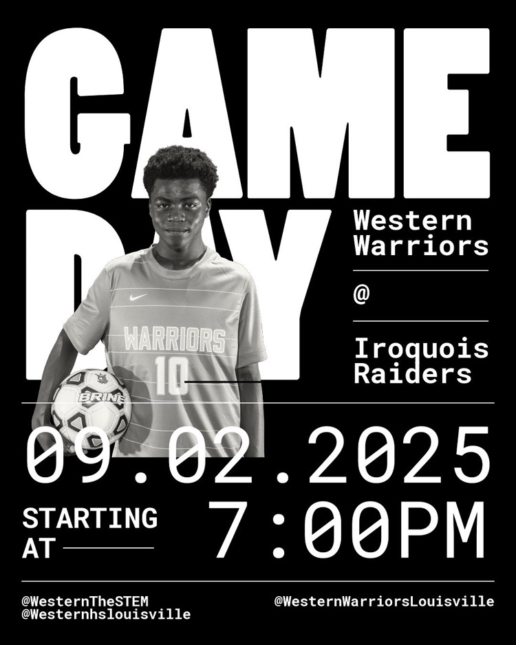 flyer advertising soccer game tonight at 7:00 PM