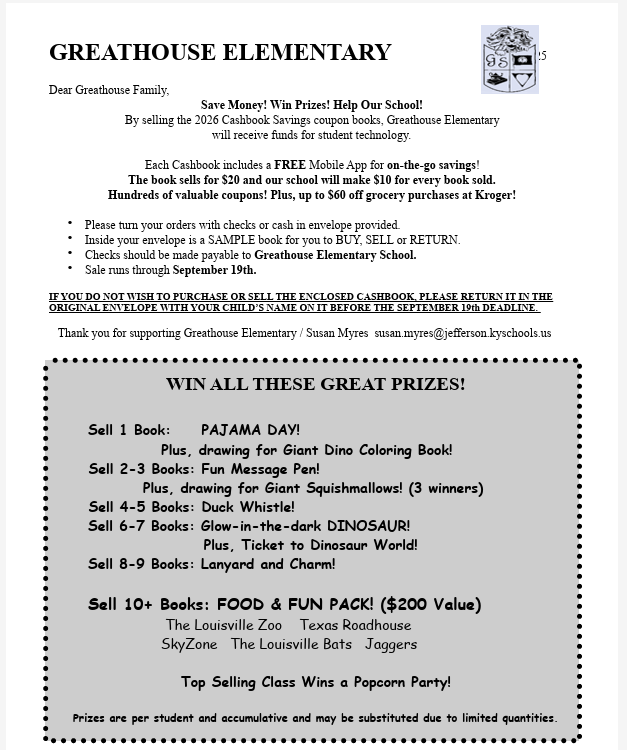 Flyer for event