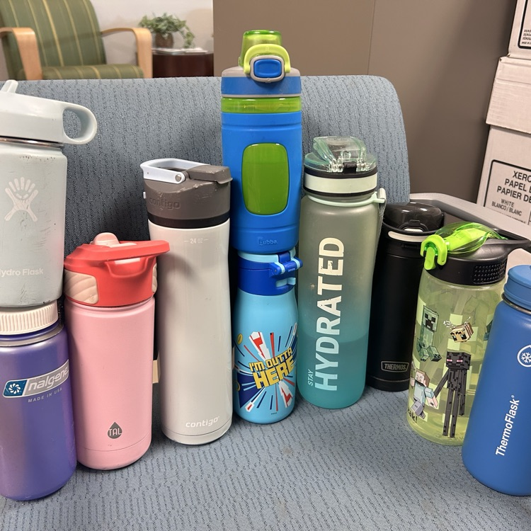 Lost water bottles