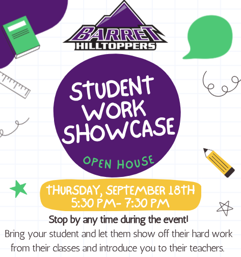 Student Showcase Flier