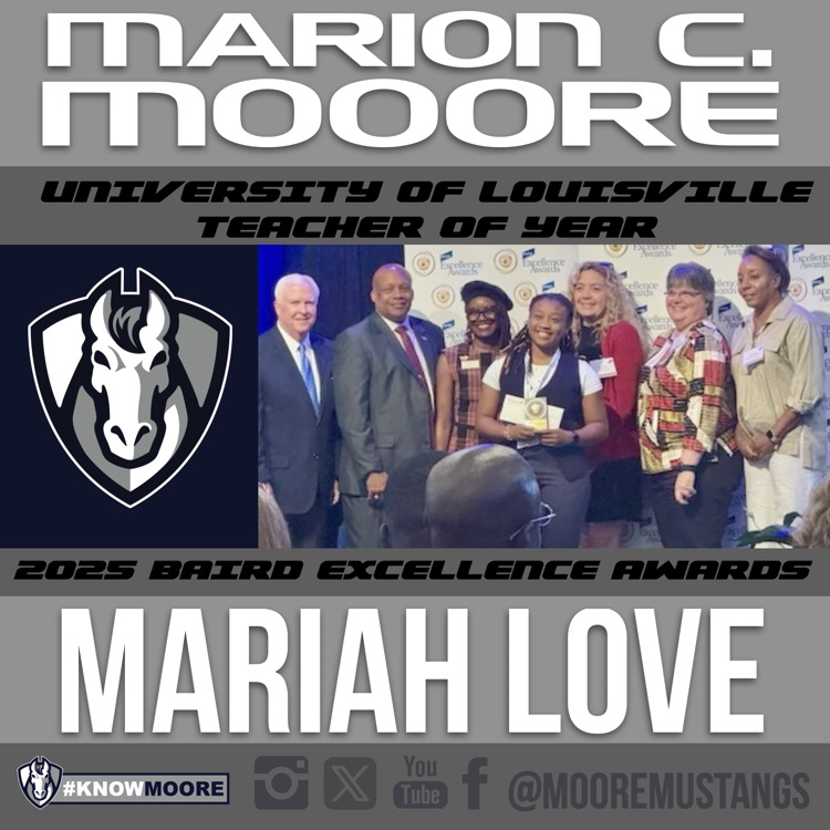 Mariah Love Teacher of Year Recognition