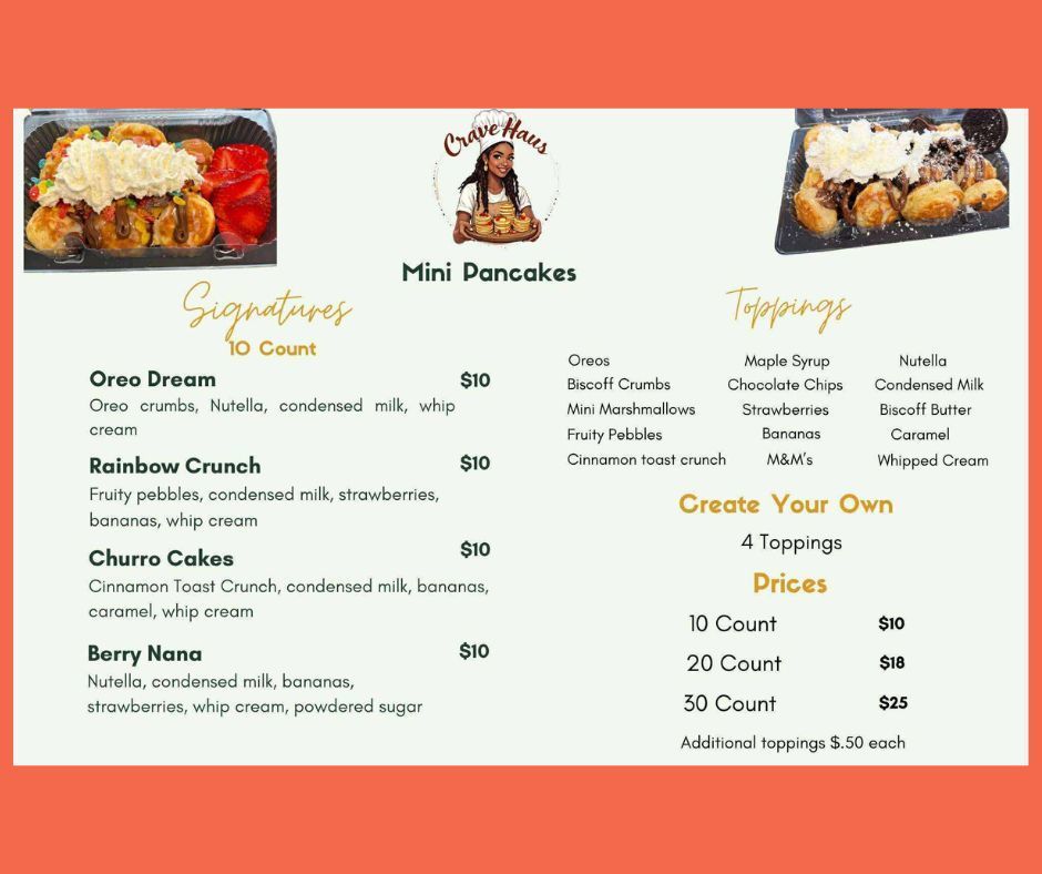 Crave Haus Menu