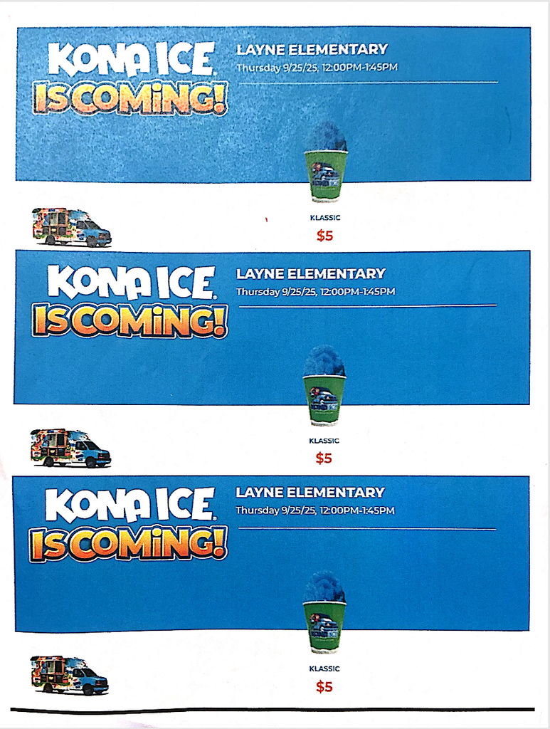 Kona Ice Flyer