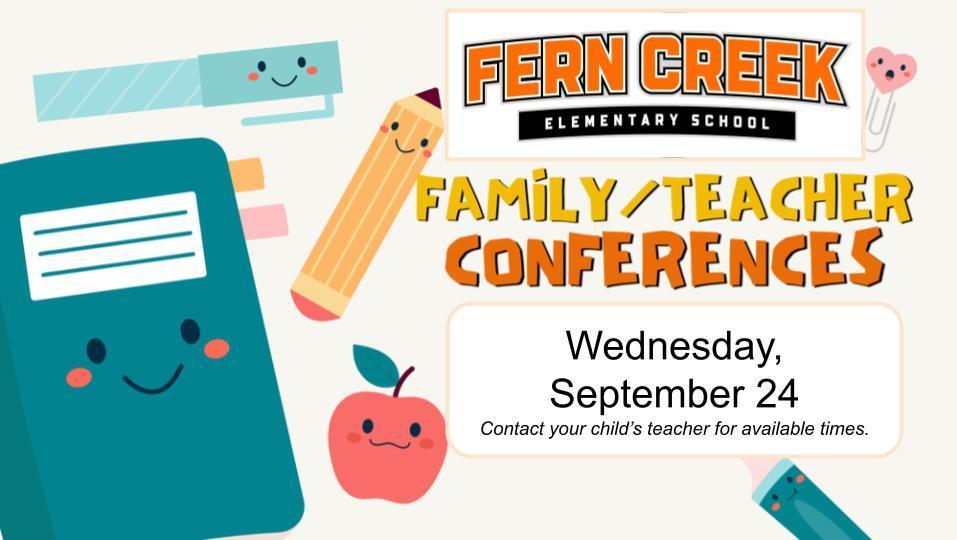 Family Teacher Conference Flyer