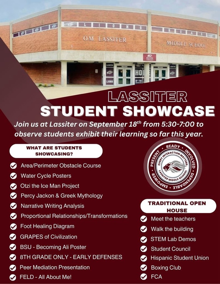 Lassiter student showcase 