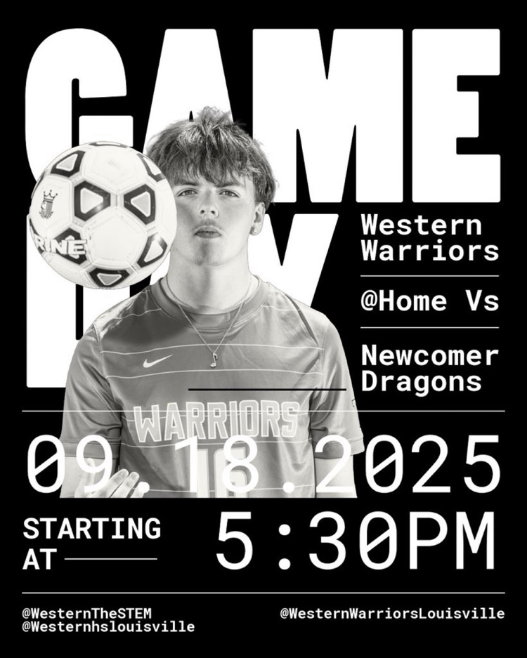 flyer for our soccer game today at 5:30