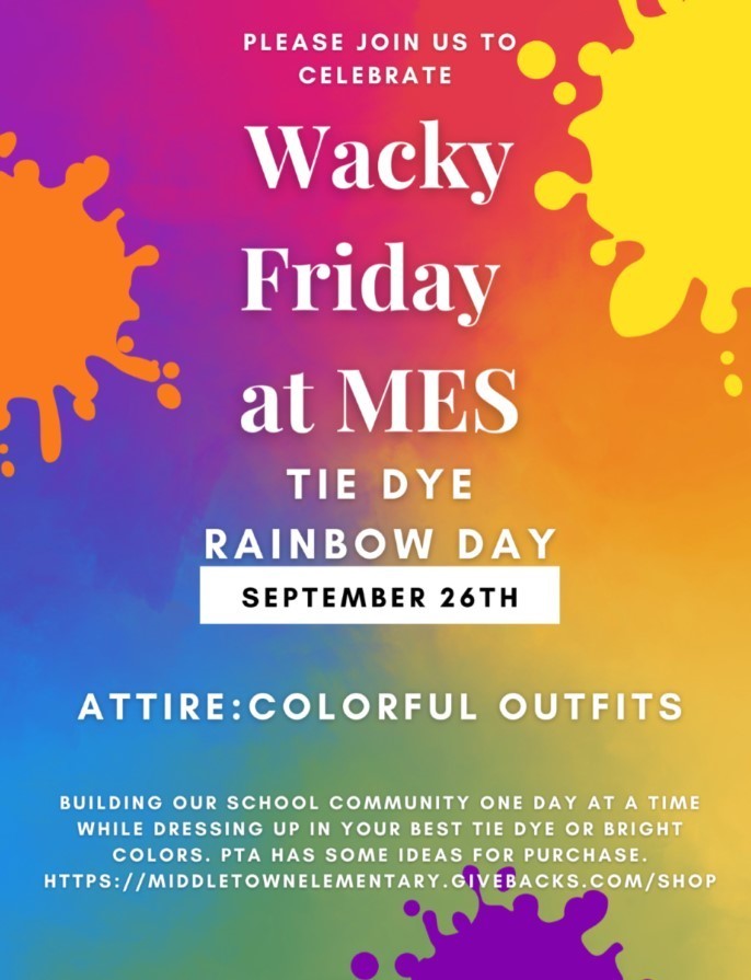 MES Wacky Friday - September 26, 2025.