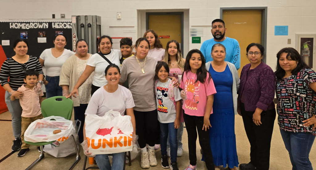Donuts with Grown-ups at Minors Lane Elementary School