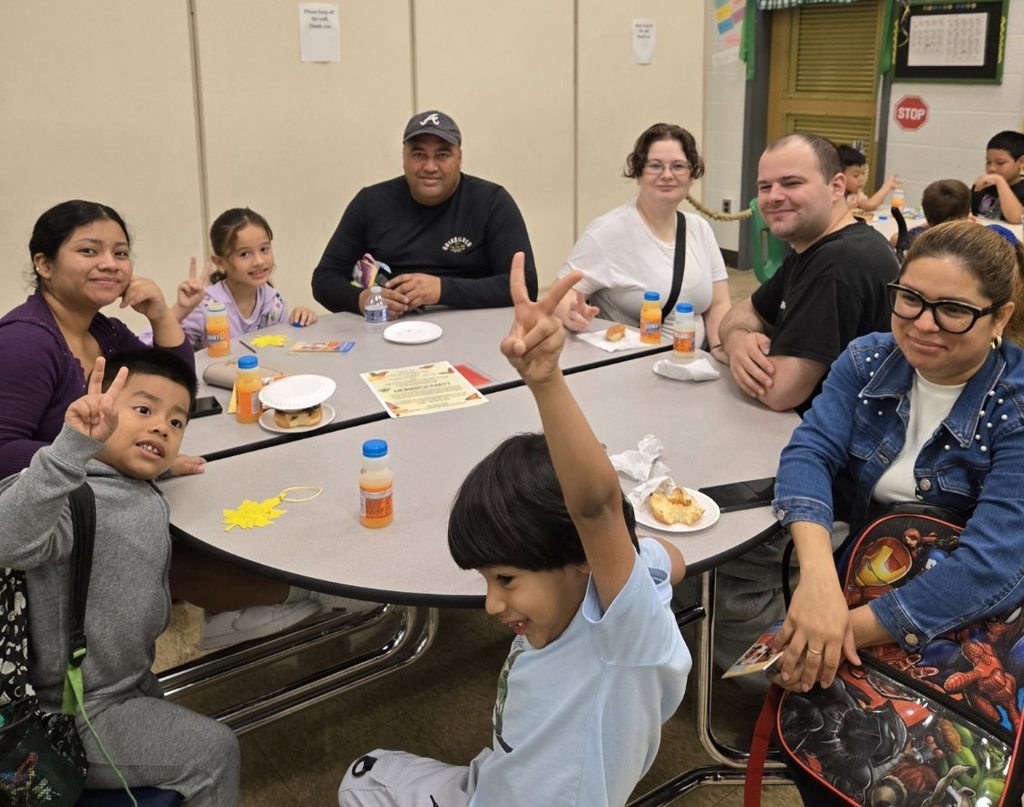 Donuts with Grown-ups at Minors Lane Elementary School