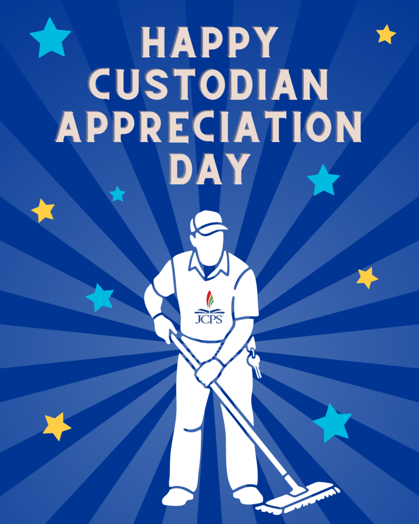 Graphic says: Happy Custodian Appreciation Day