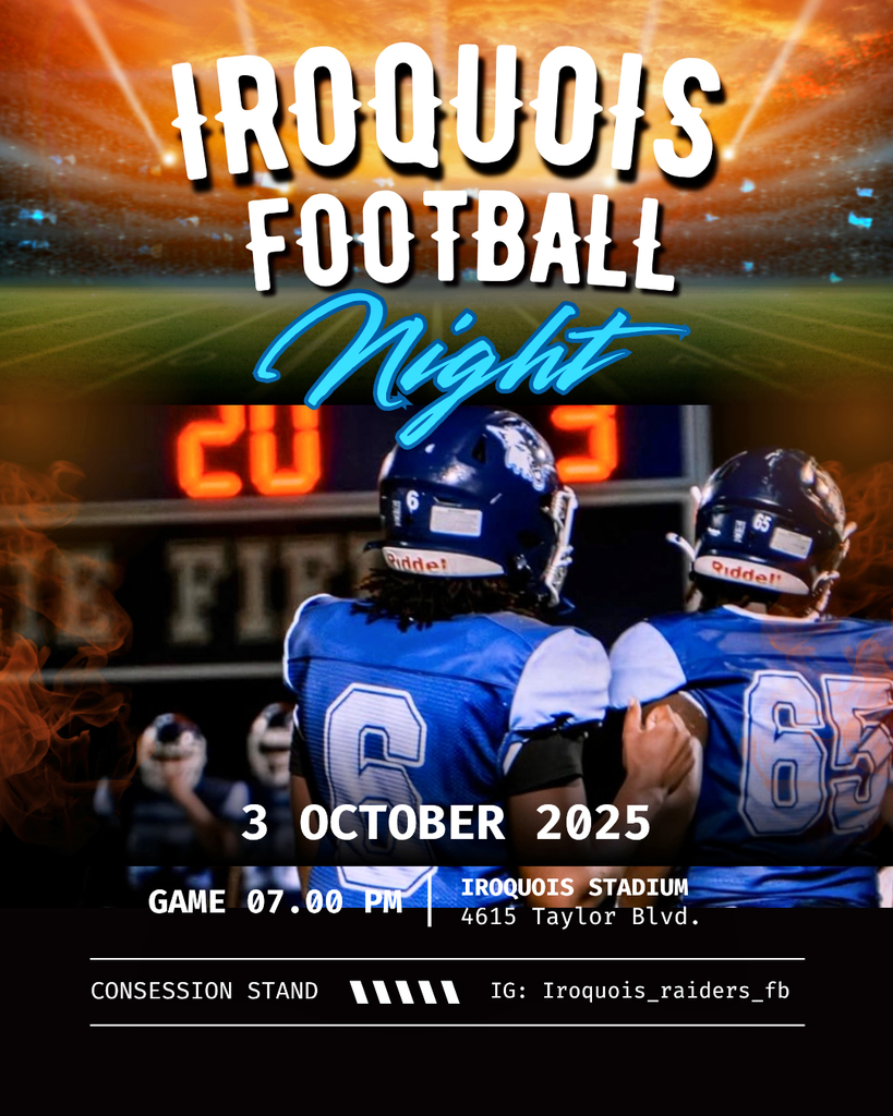 Iroquois Football Game - Tonight!