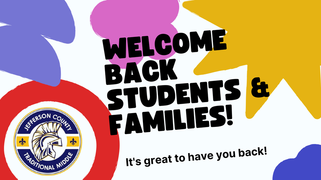 WELCOME BACK EVERYONE!
