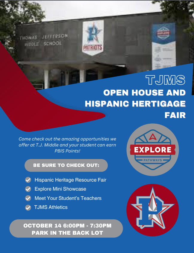 Flyer for Open Night and Hispanic Heritage Month