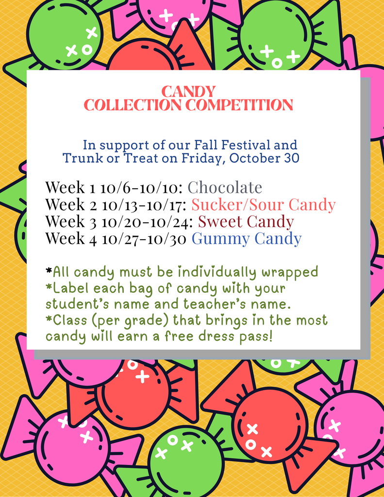 Candy Drive Flyer