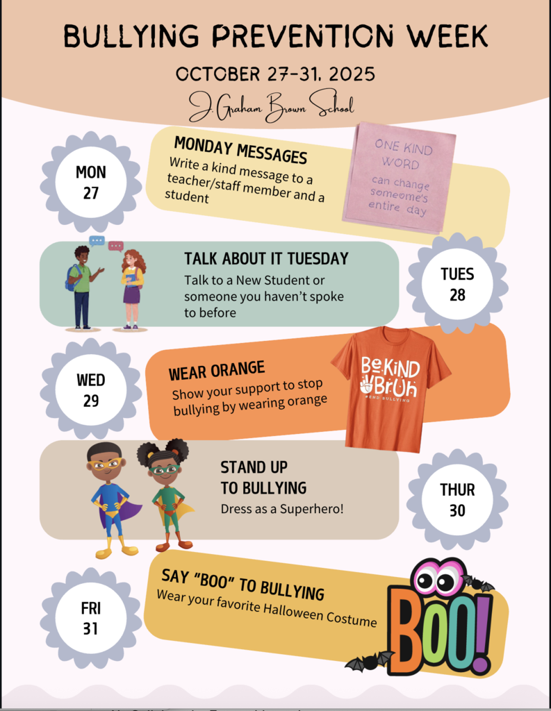 Bullying Prevention Week Flyer