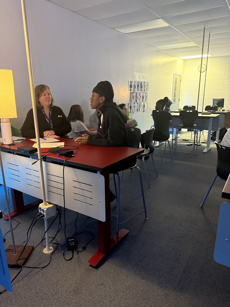 Mock Interviews - Photo Drop! 📸 If you missed our post about the amazing mock interviews last week, here is the proof! Check out these future business leaders in action. Getting this hands-on practice is key to success! Thank you again to our partners! 👏