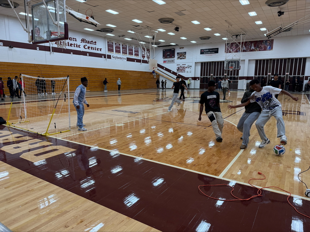 students playing soccer at Hispanic Heritage Celebration