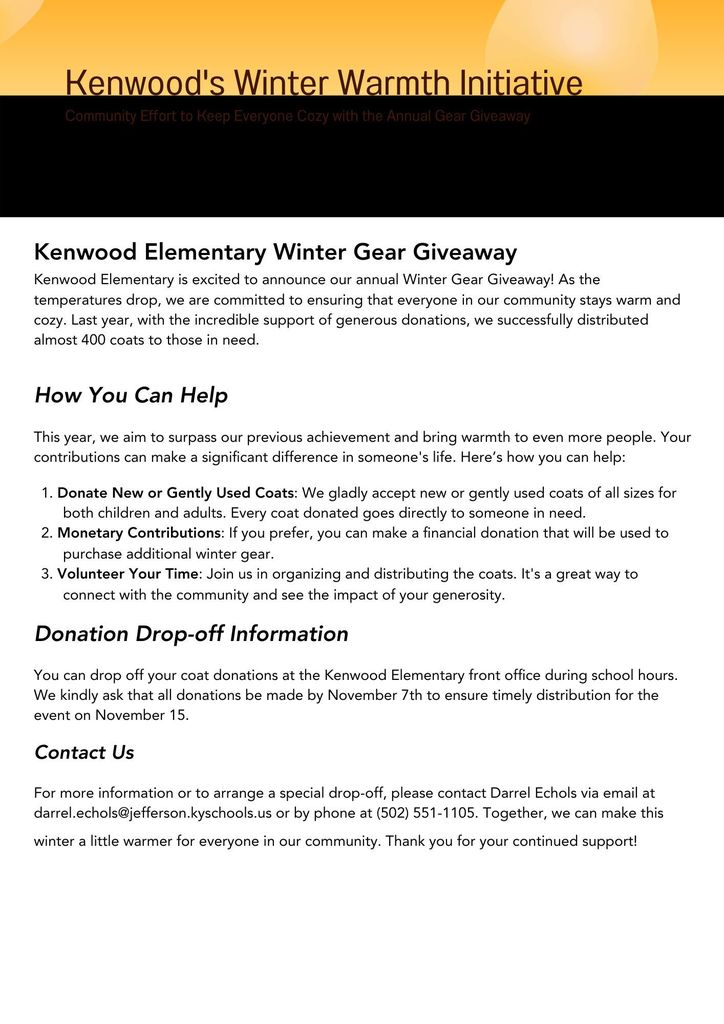 Winter Wear Giveaway