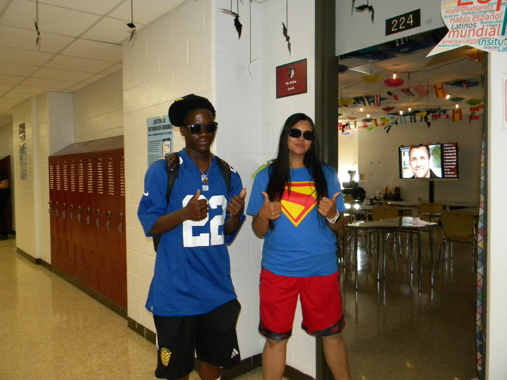students dressed in fashion disaster outfits