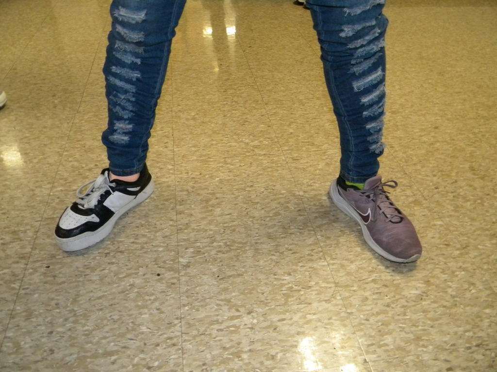 students dressed in fashion disaster outfits