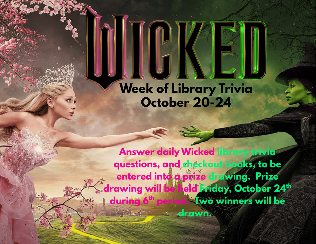 wicked library trivia flyer