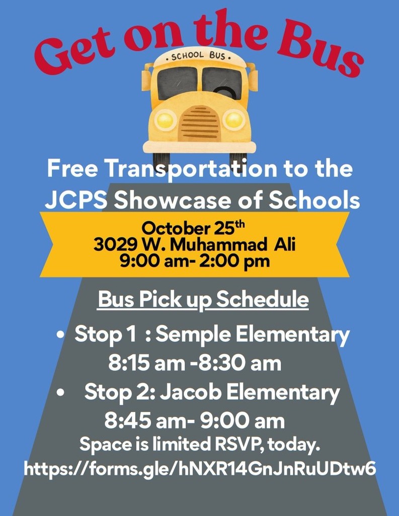 Bus for showcase of schools