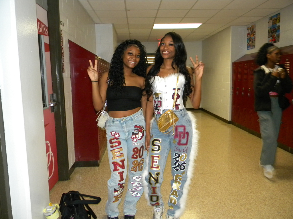 students with class of 2026 pants