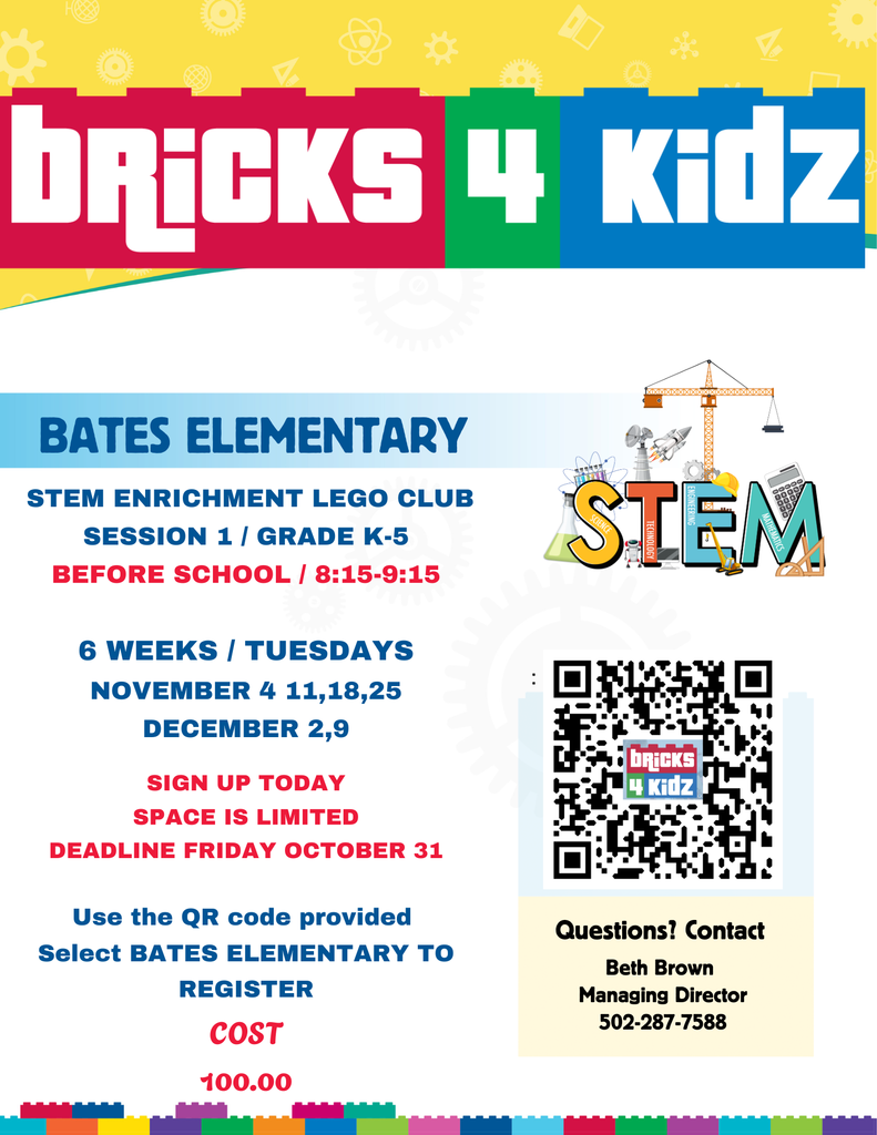 Bricks 4 Kids Stem Enrichment/LEGO Club