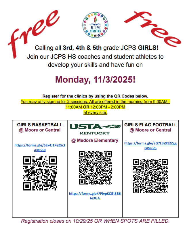 JCPS Flyer 11-3-25