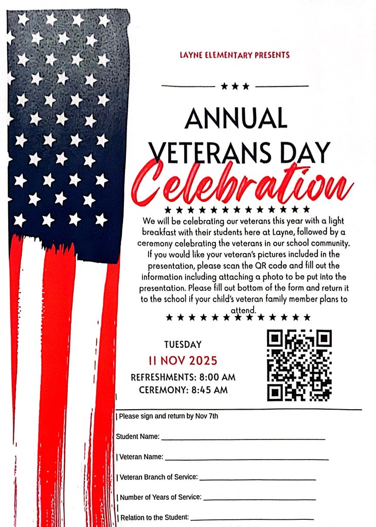 Veterans Day Flier