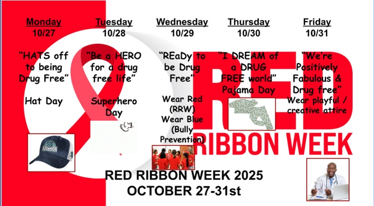 red ribbon week flyer