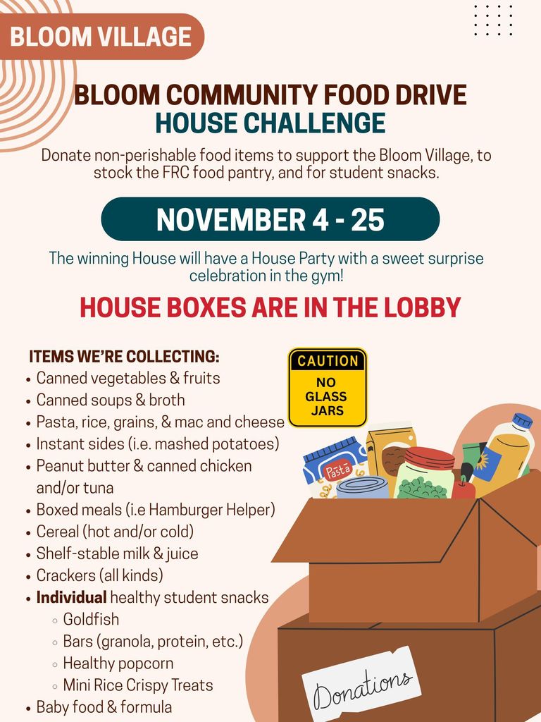 Food Drive House Challenge Fall 2025