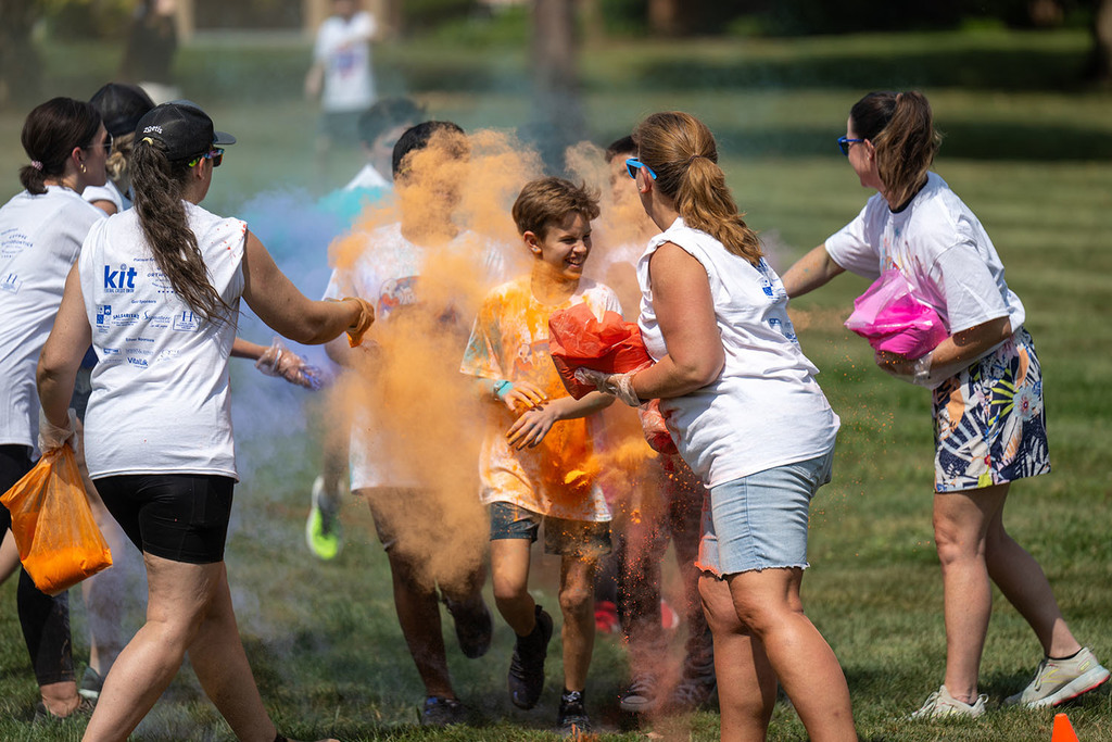 Crosby Middle School Color Run.