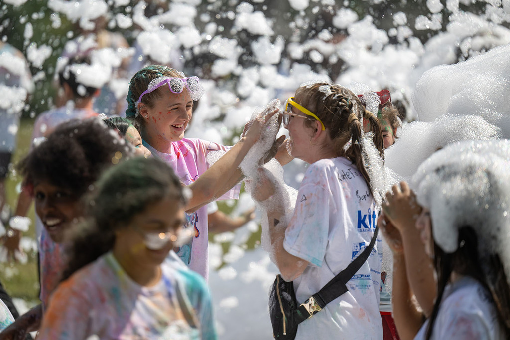 Crosby Middle School Color Run.