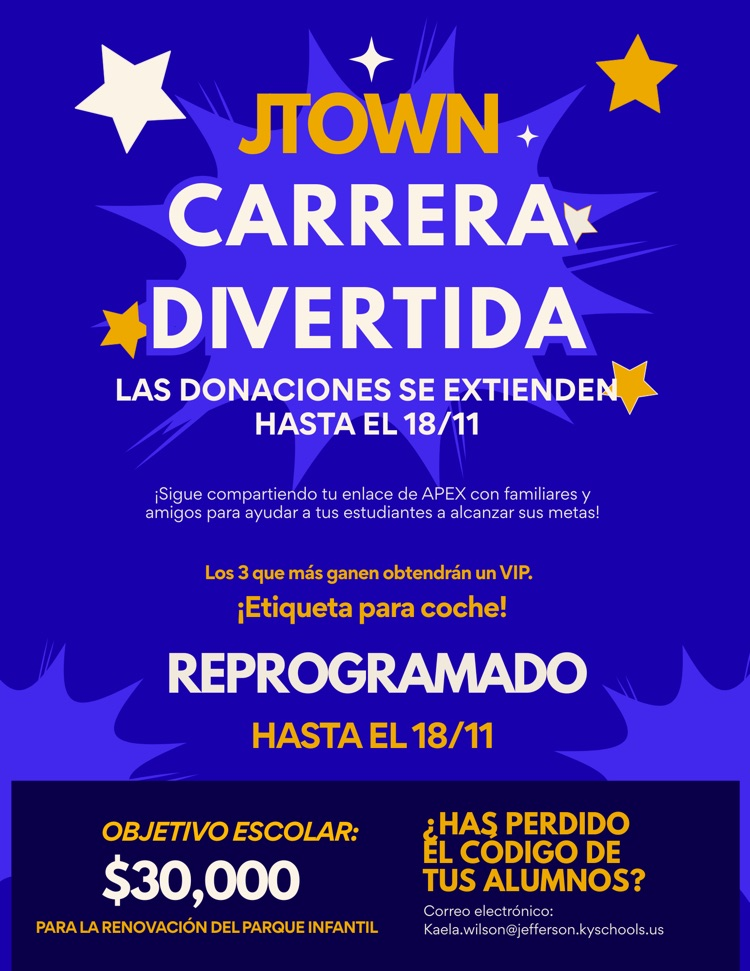 fun run is now November 18