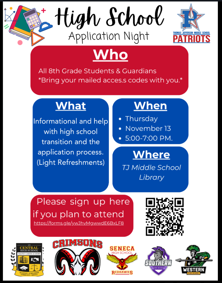 High School Transition Flyer