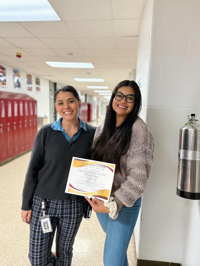Ms. Beitia with certificate and Health Sciences Principal, Ms. Gomez