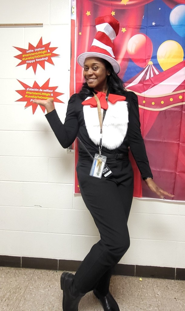 Principal Carter as The Cat in the Hat