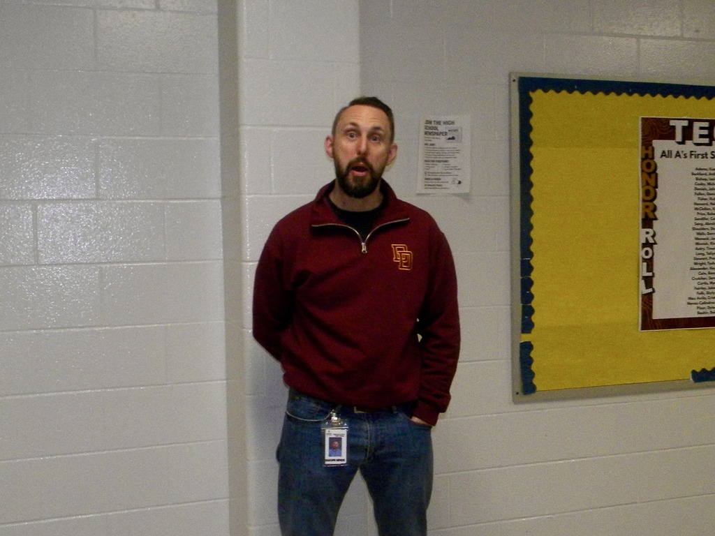 Dr. Shawn Hinds in quarter zip