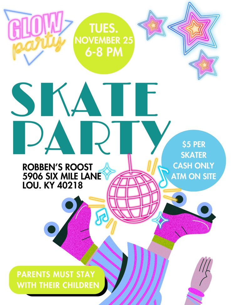 Skating Party Flyer