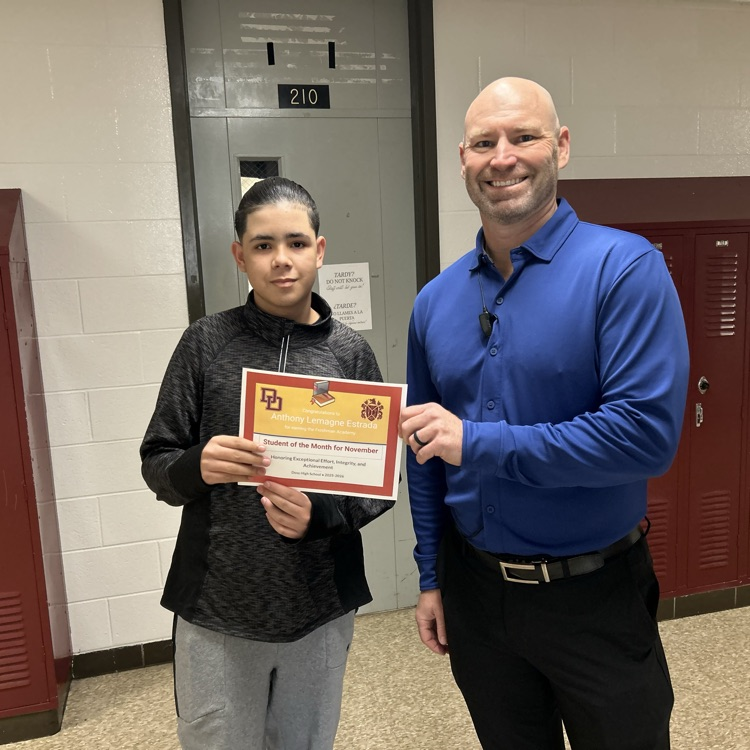 November Student of the Month